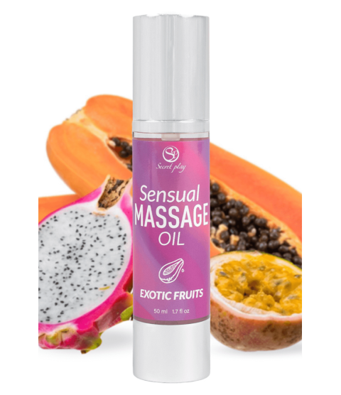 Huile de massage fruits exotiques 50 ml Secret Play